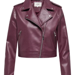 Cazadora Polipiel Granate