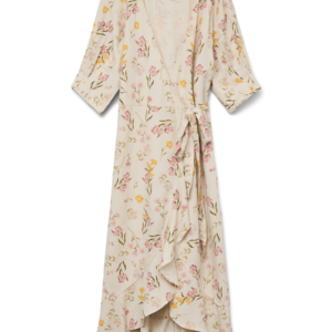 Vestido Cruzado Beige