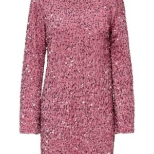 Vestido Lentejuelas Rosa