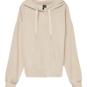 Sudadera Beige Felpa