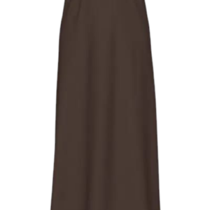 Falda Satinada Marrón