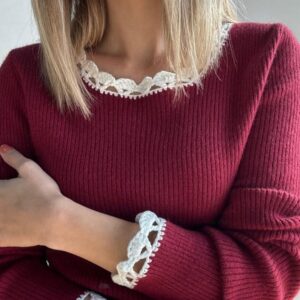 Jersey Ribete Granate