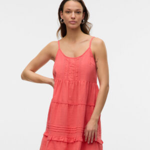 Vestido Tirantes Coral