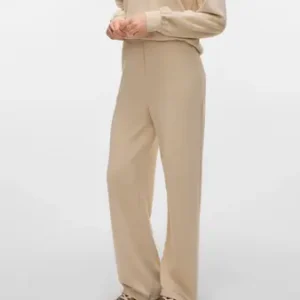 Pantalón Felpa Beige