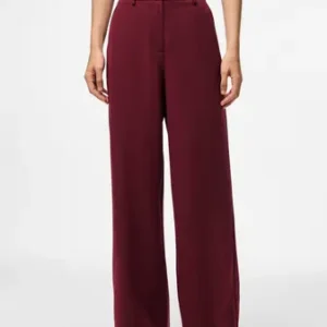 Pantalón Wide Leg Granate