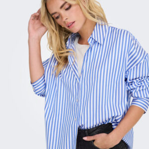 Camisa Rayas Celeste