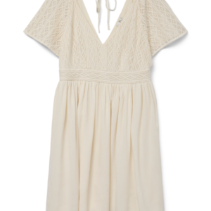 Vestido Pico Beige
