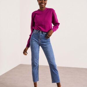 Jeans Recto Desflecado