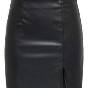 Falda Polipiel Negro